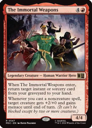 The Immortal Weapons (MSC-547) - Commander: Marvel Super Heroes