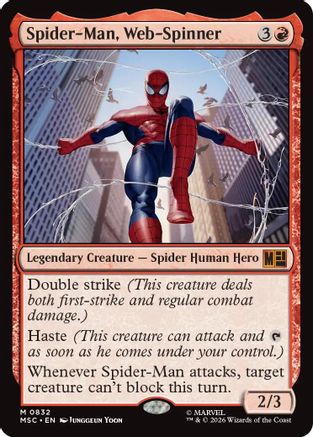 Spider-Man, Web-Spinner (MSC-832) - Commander: Marvel Super Heroes Foil