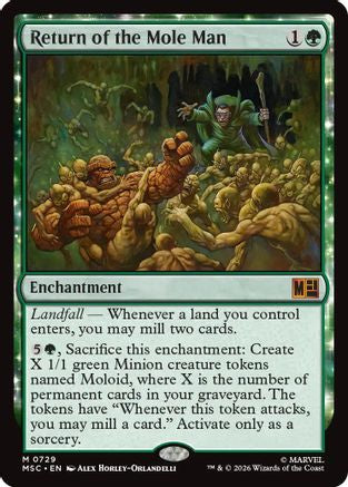 Return of the Mole Man (MSC-729) - Commander: Marvel Super Heroes