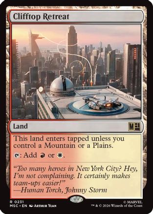 Clifftop Retreat (MSC-231) - Commander: Marvel Super Heroes