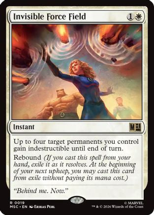 Invisible Force Field (MSC-019) - Commander: Marvel Super Heroes