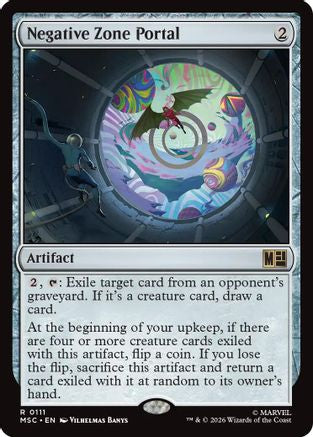 Negative Zone Portal (MSC-111) - Commander: Marvel Super Heroes