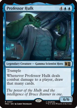 Professor Hulk (Surge Foil) (MSC-037) - Commander: Marvel Super Heroes Foil