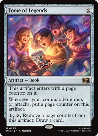 Tome of Legends (Surge Foil) (MSC-223) - Commander: Marvel Super Heroes Foil