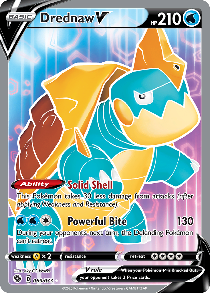 Drednaw V 69 73 Champions Path Holofoil