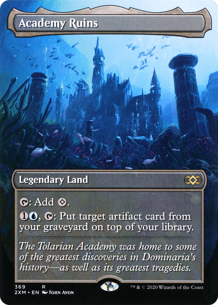 Academy Ruins (2XM-369) - Double Masters (Borderless) Foil