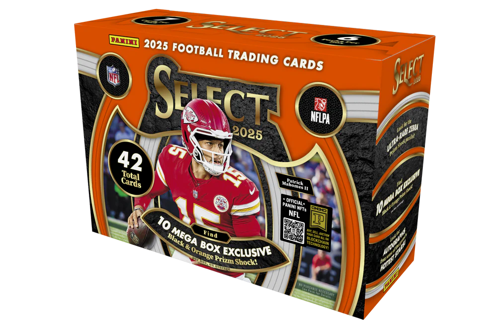 2025 Panini Select Football Hobby Mega 20 Box Case