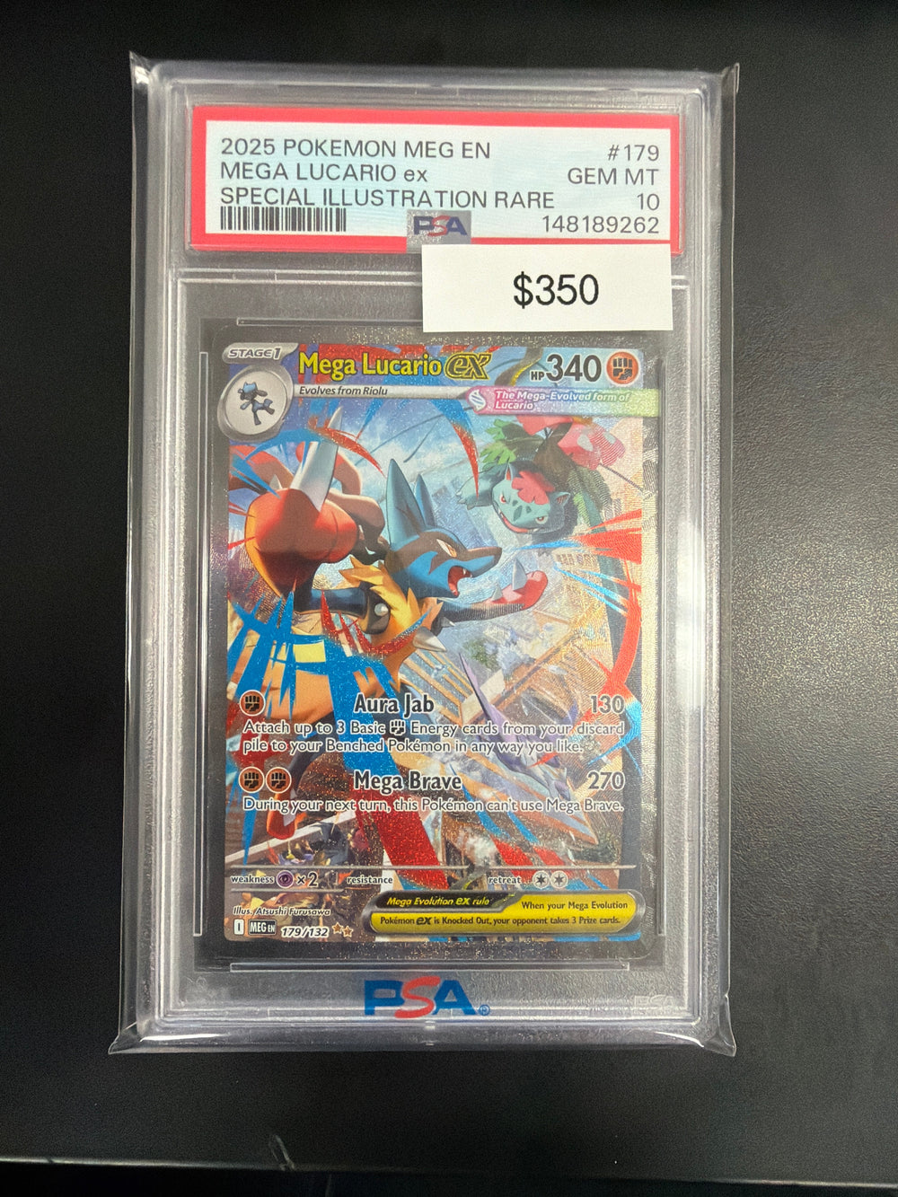 Pokemon Mega Evolution Mega Lucario EX 179/132