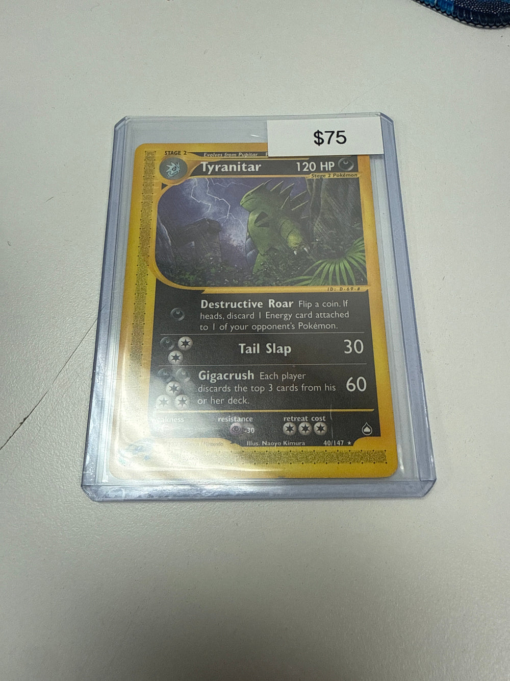 Pokemon Tyranitar Non-Holo #40/147