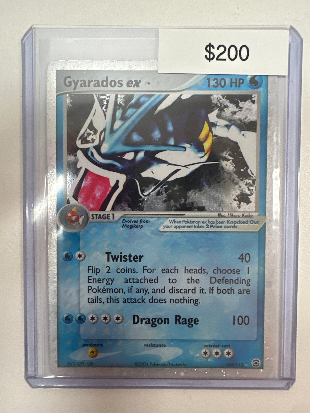 Pokemon Gyarados ex 109/112
