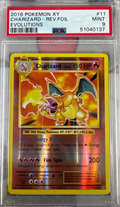 2016 Pokemon XY Charizard Rev. Foil #11 PSA 9
