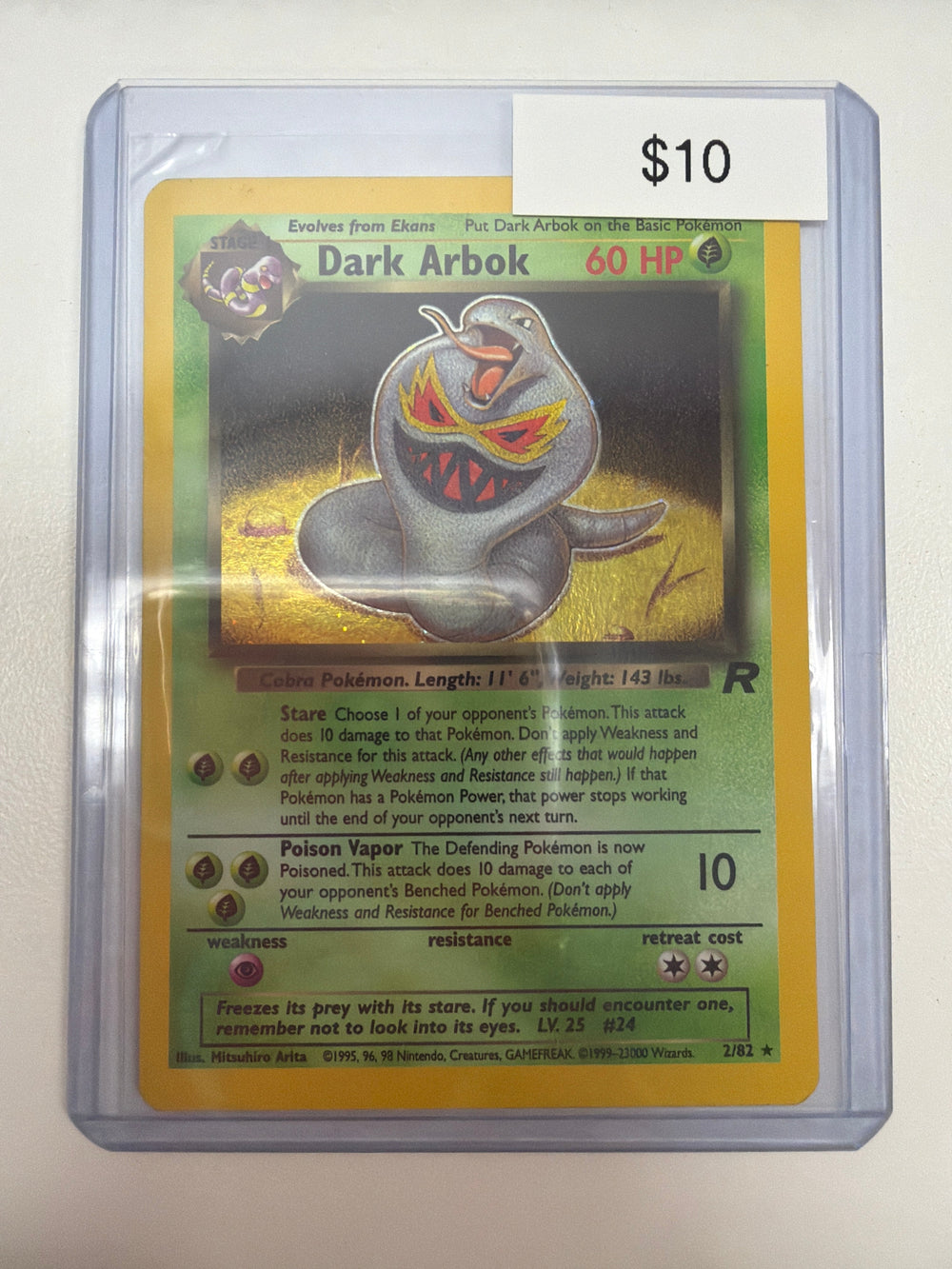 Pokemon Dark Arbok 2/82