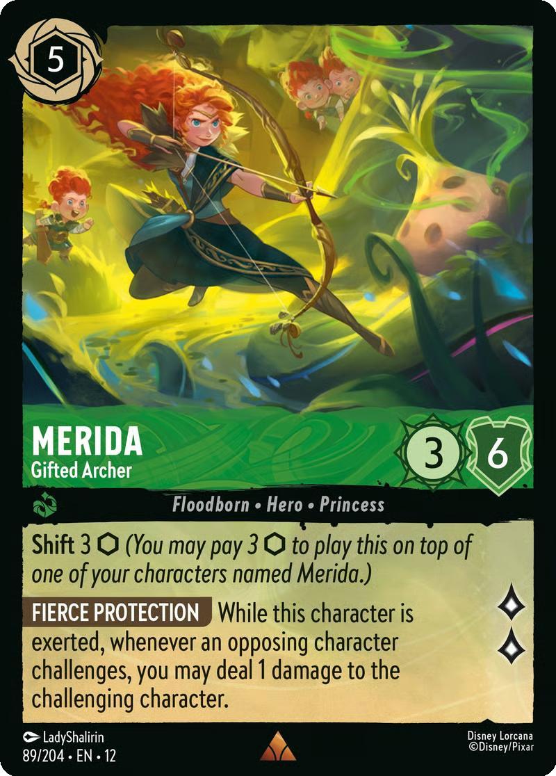 Merida - Gifted Archer - 89/204 [Wilds Unknown] [Non-Foil]
