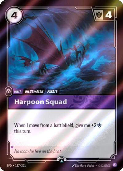 Harpoon Squad - 137/221 [Riftbound Organized Play Promotional Cards] [Foil]