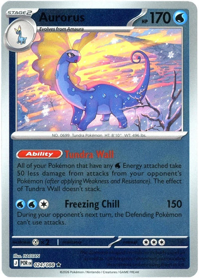 Aurorus - 024/088 - Rare [me03-024] [Reverse Holo]
