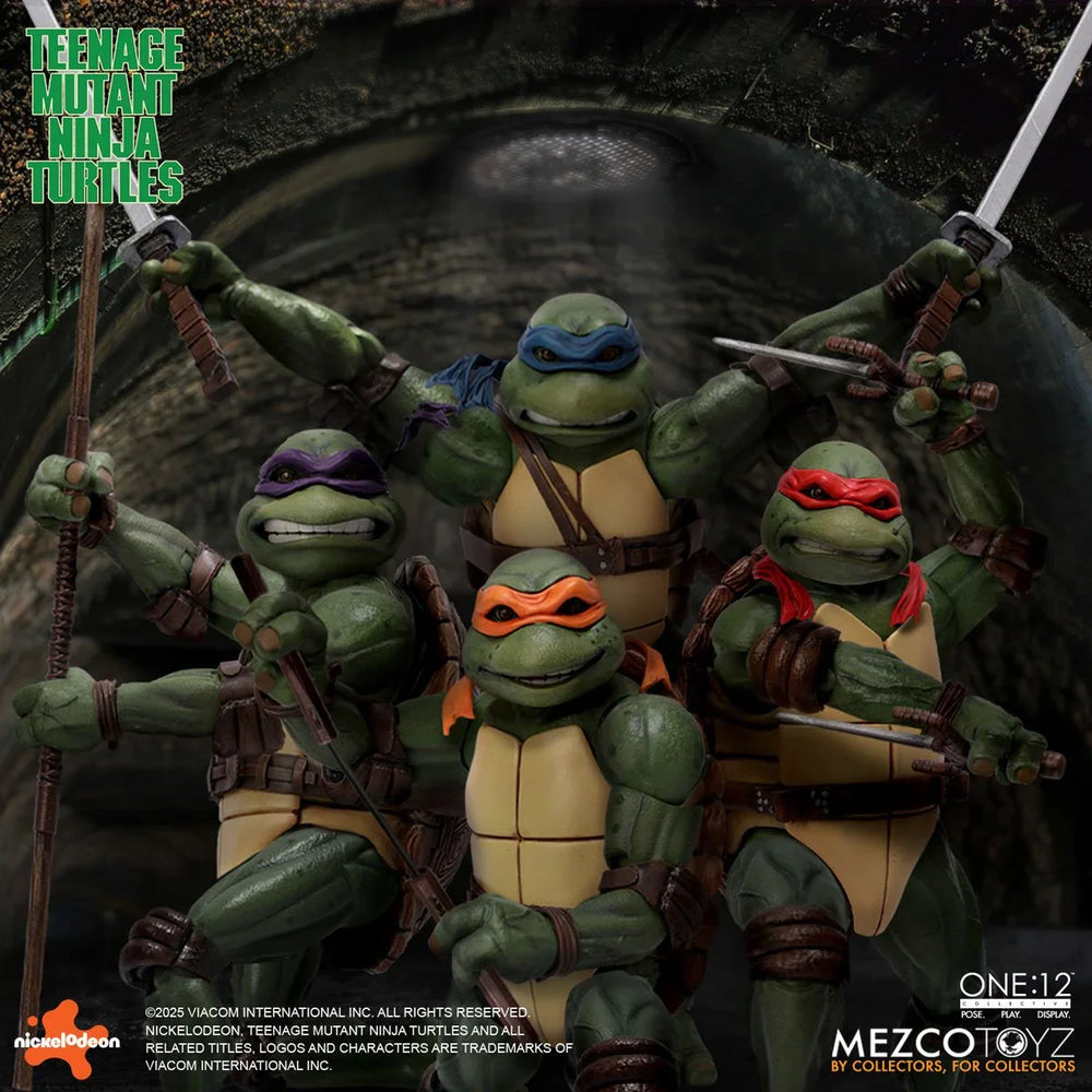 Teenage Mutant Ninja Turtles (1990 Movie) Deluxe Edition One:12 Collective Boxed Set - Mezco Toys  (PRE-ORDER JULY 2026)
