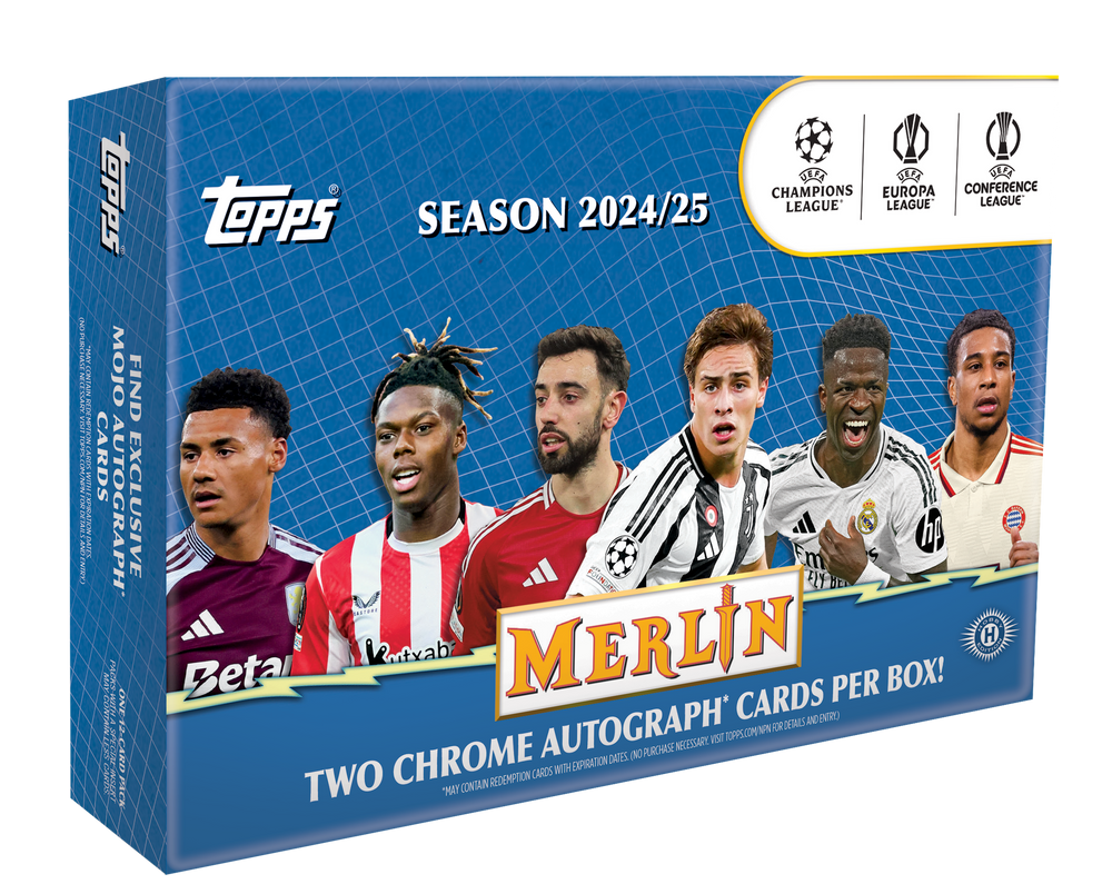2024/25 Topps UEFA Club Competitions Merlin Chrome Soccer Breaker's Delight Box