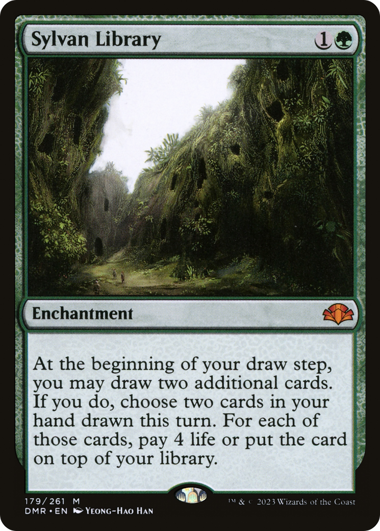 Sylvan Library (DMR-179) - Dominaria Remastered Foil