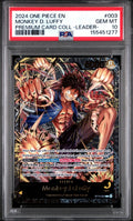 2024 ONE PIECE PREMIUM CARD COLLECTION -LEADER COLLECTION- 003 MONKEY D. LUFFY PSA 10