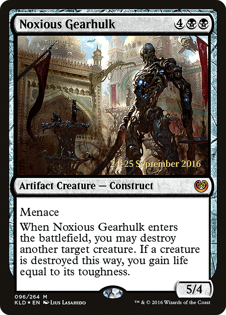 Noxious Gearhulk (PRE-96S) - Kaladesh Promos Foil