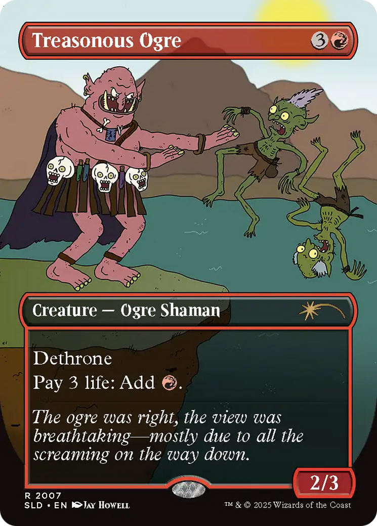 Treasonous Ogre (SLD-2007) - Secret Lair Drop (Borderless)