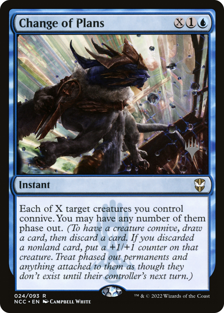 Change of Plans (PPSNC-24P) - New Capenna Commander Promos Foil