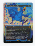 Traveling Chocobo — Borderless|Neon Ink Showcase|Blue|Foil — ID 16826