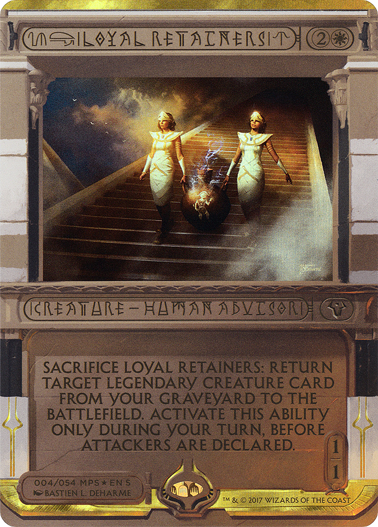 Loyal Retainers (MPS2-004) - Amonkhet Invocations (Borderless) Foil