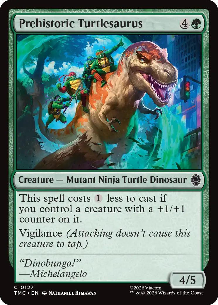 Prehistoric Turtlesaurus [127] [Team-Up] [Teenage Mutant Ninja Turtles Eternal] [Non-Foil]