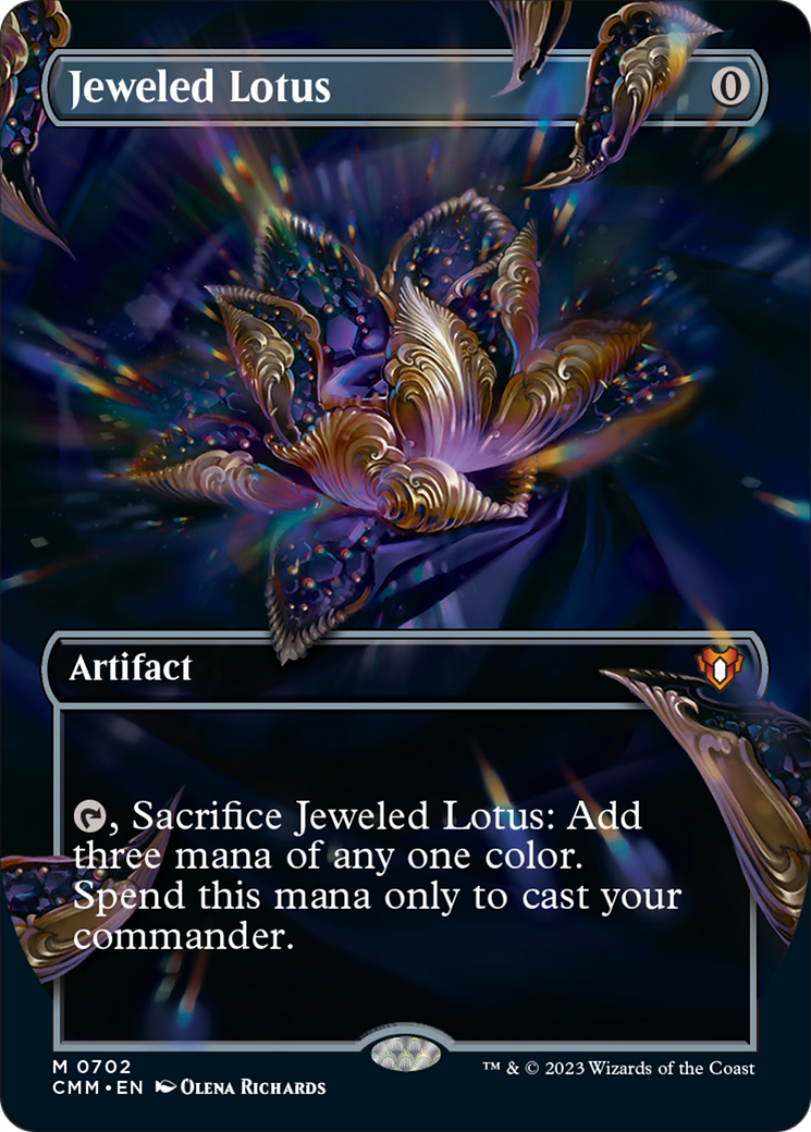 Jeweled Lotus (CMM-702) - Commander Masters (Borderless) Foil
