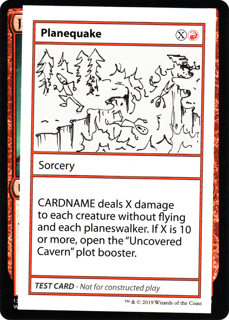 Planequake (CMB1-059) - Mystery Booster Playtest Cards 2021