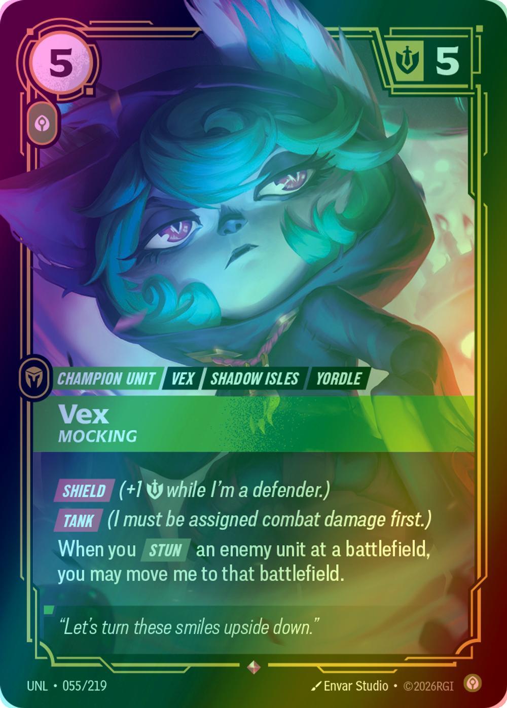 Vex - Mocking - 055/219 [Unleashed] [Foil]