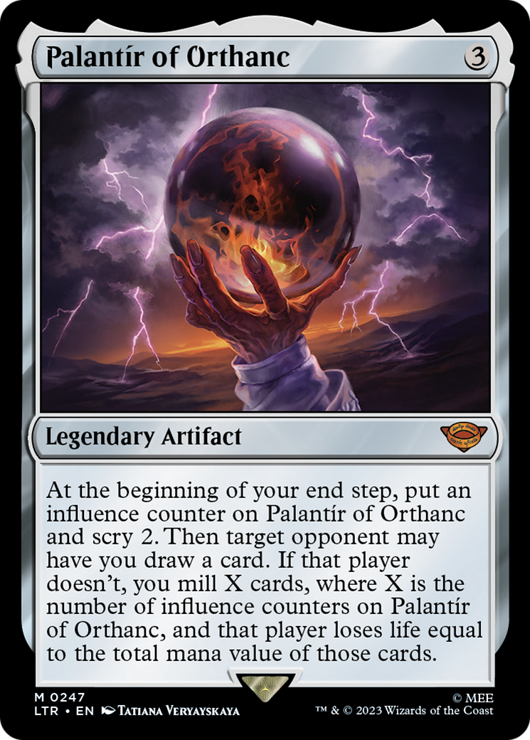 PalantÃ­r of Orthanc (LTR-247) - The Lord of the Rings: Tales of Middle-earth Foil