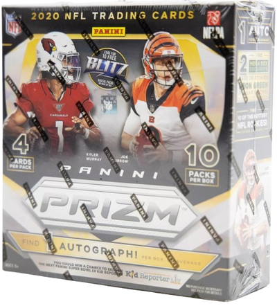2020 Panini Prizm Football Mega Box (Neon Green Pulsar Prizms)