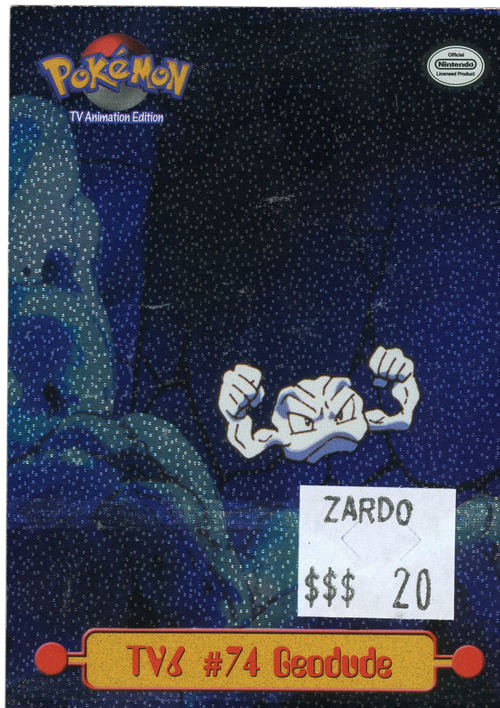 TOPPS TV6 #74 Geodude