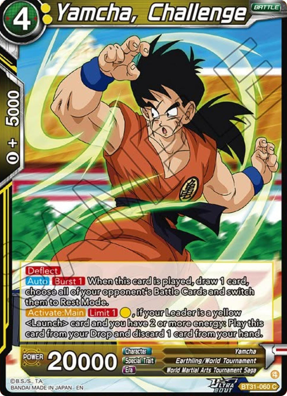 Yamcha, Challenge (BT31-060) [Impact Beyond Dimensions]