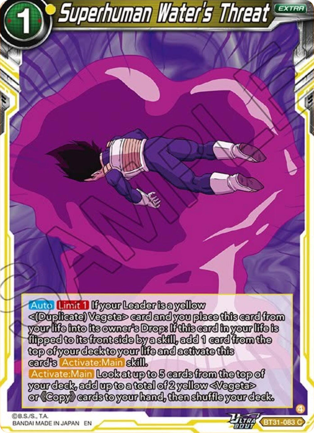 Superhuman Water's Threat (BT31-083) [Impact Beyond Dimensions]