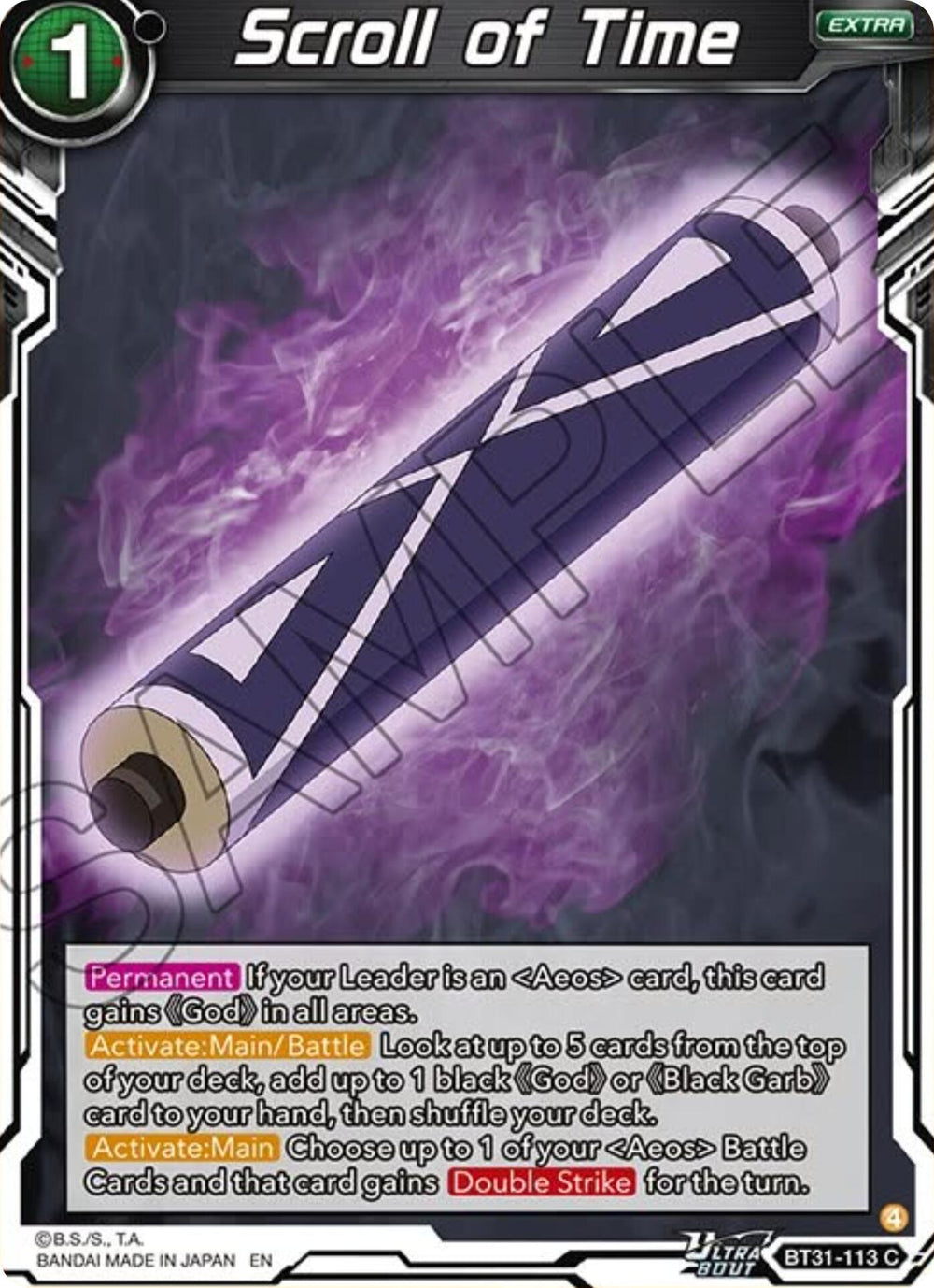 Scroll of Time (BT31-113) [Impact Beyond Dimensions]
