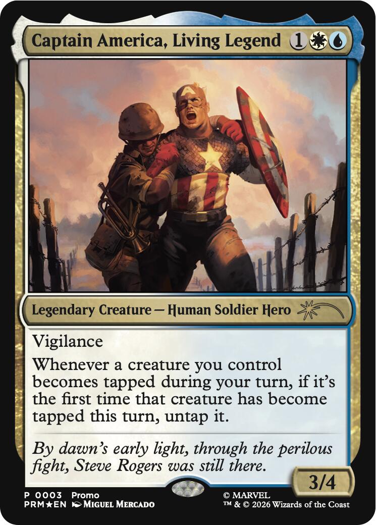 Captain America, Living Legend - 3 - (Media Promos)