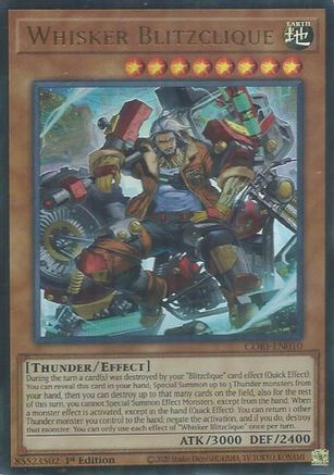 Whisker Blitzclique Ultra Rare - Chaos Origins 1st Edition
