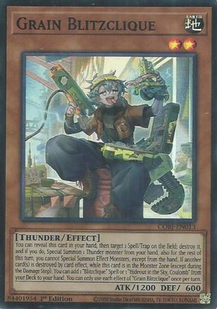 Grain Blitzclique Super Rare - Chaos Origins 1st Edition