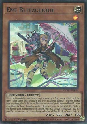 Emi Blitzclique Super Rare - Chaos Origins 1st Edition