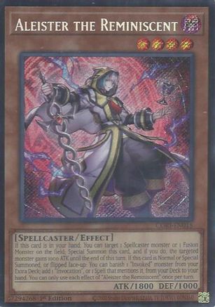 Aleister the Reminiscent Secret Rare - Chaos Origins 1st Edition