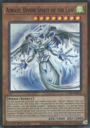 Aiwass, Divine Spirit of the Law Super Rare - Chaos Origins 1st Edition