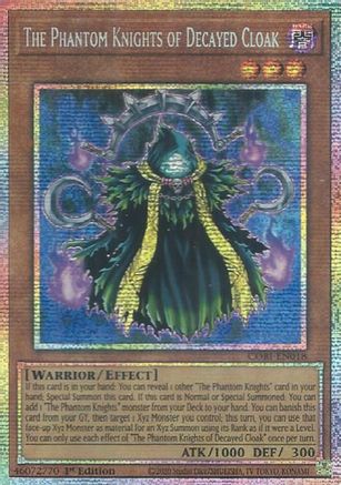 The Phantom Knights of Decayed Cloak (Starlight Rare) Starlight Rare - Chaos Origins 1st Edition