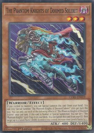 The Phantom Knights of Doomed Soleret Common / Short Print - Chaos Origins 1st Edition