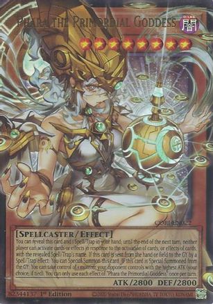 Phara the Primordial Goddess (Extended Art) Ultra Rare - Chaos Origins 1st Edition