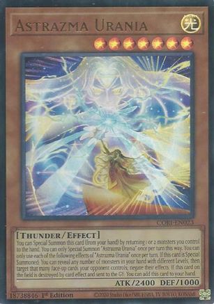 Astrazma Urania Ultra Rare - Chaos Origins 1st Edition