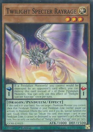 Twilight Specter Rayrage Common / Short Print - Chaos Origins 1st Edition