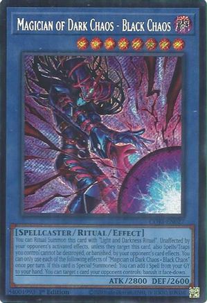 Magician of Dark Chaos - Black Chaos (Secret Rare) Secret Rare - Chaos Origins 1st Edition